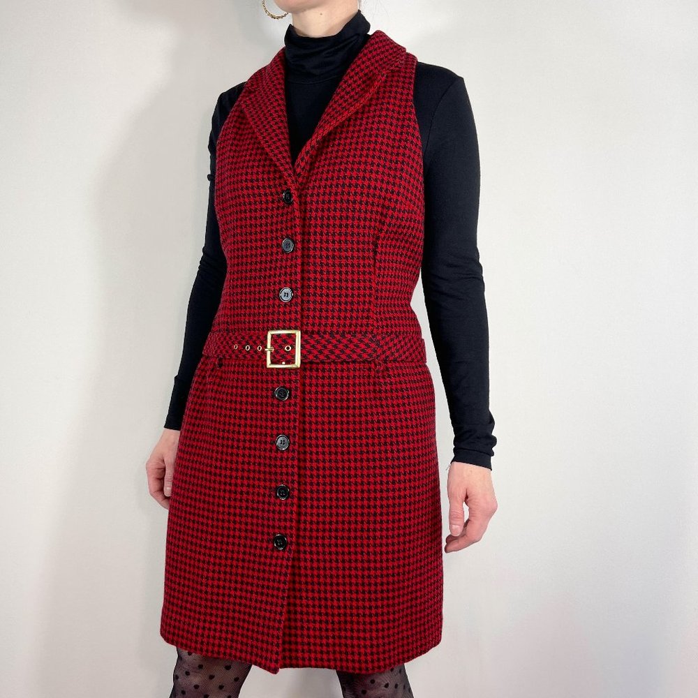 Vintage 90's Houndstooth Dress
